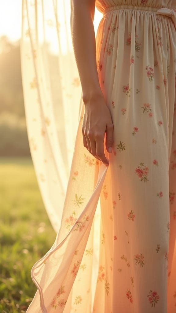 15 Aesthetic Summer Outfits 1 breezy floral maxi dresses