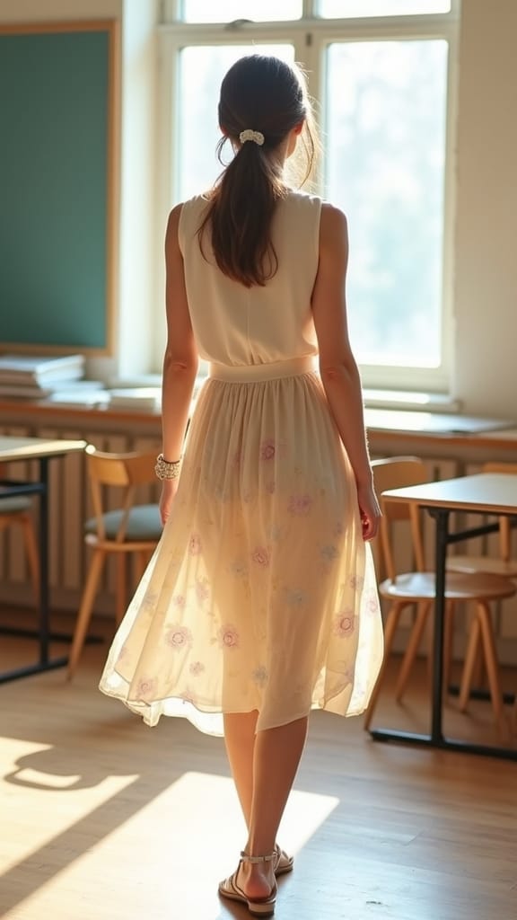 15 Summer School Outfits for Comfort 7 breezy polished summer outfit