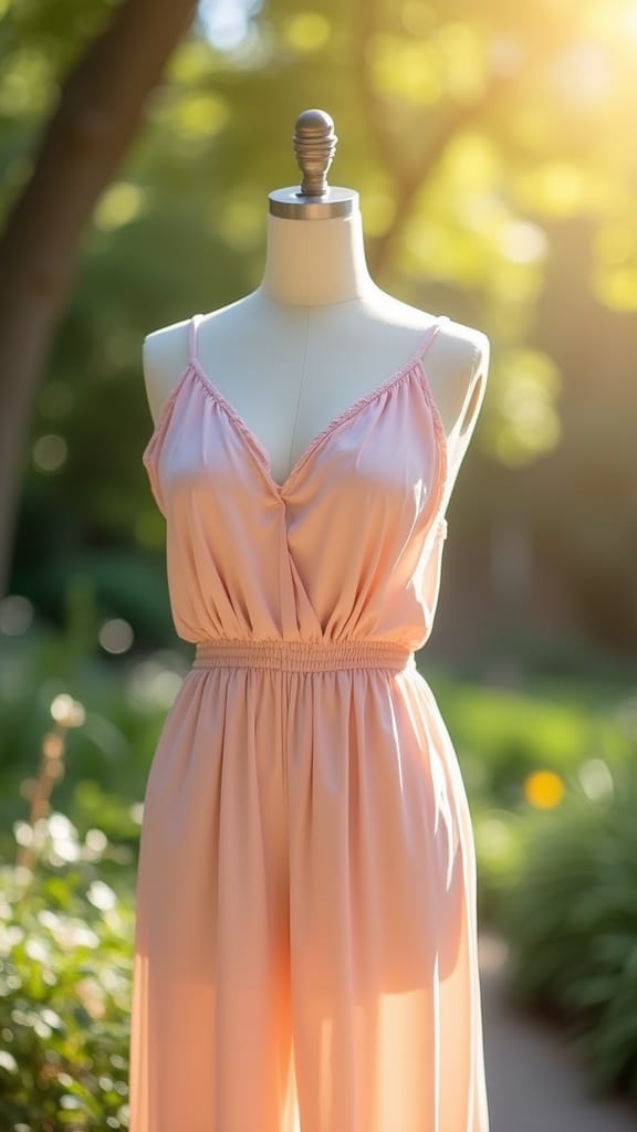 15 Curvy Summer Outfits for a Perfect Fit 4 chic lightweight summer jumpsuits