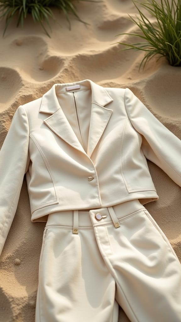 15 Classy Summer Outfits for Elegance 13 chic neutral co ord sets