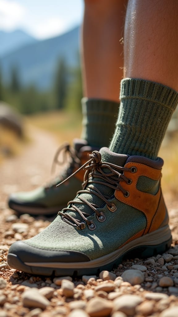 15 Hiking Outfits for Summer Adventures 6 comfortable moisture wicking hiking socks