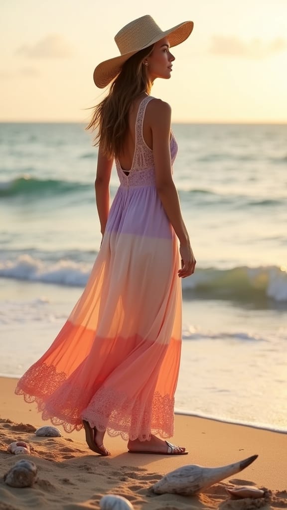 15 Summer Outfit Ideas 1 effortless elegant beach attire