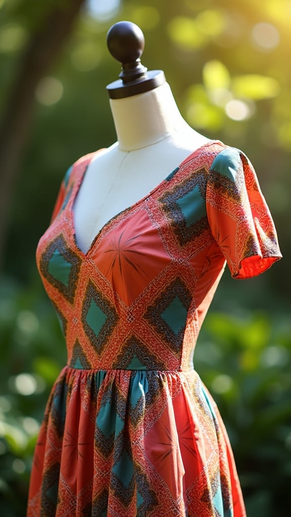 15 Curvy Summer Outfits for a Perfect Fit 11 embrace bold prints confidently