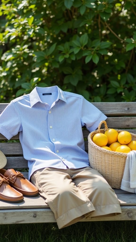 15 Preppy Summer Outfits for a Fresh Look 4 preppy summer outfit combo