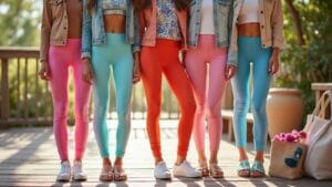 summer leggings outfit ideas