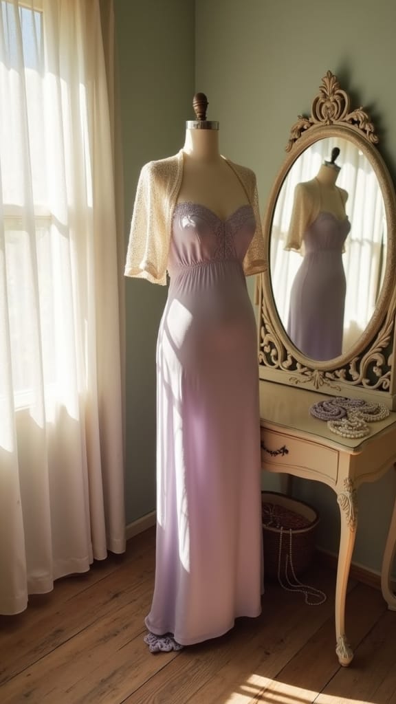 15 Vintage Summer Outfits to Rewind Time 10 timeless slip dress ensemble