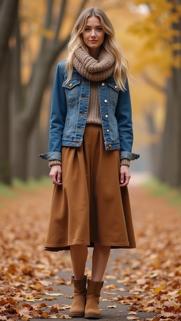 casual fall fashion combination