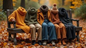 cozy baggy fall fashion