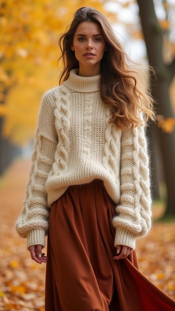 20 Cozy and Chic Baggy Fall Outfits 11 cozy chic fall outfit