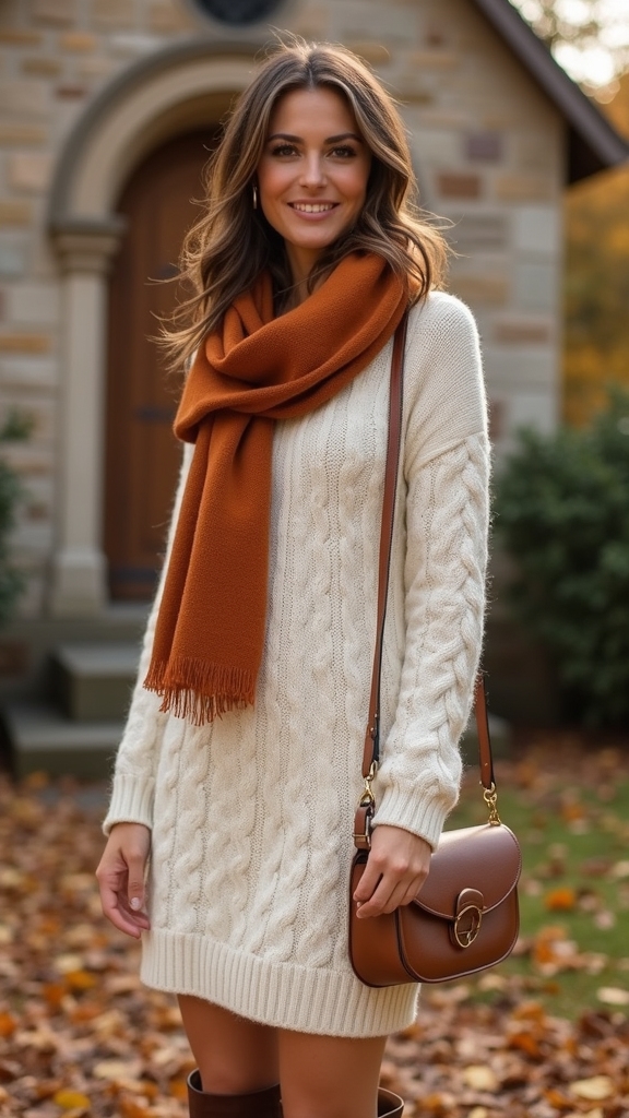 cozy chic sweater dress
