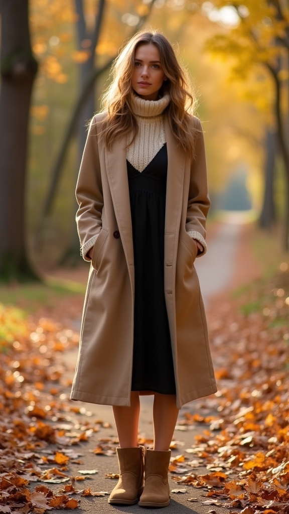 layered blazer and slip