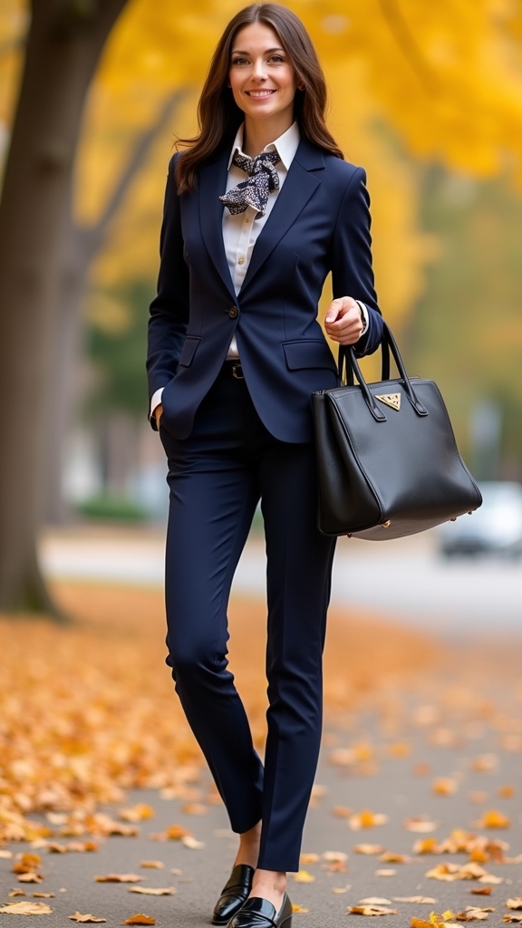 20 Chic Fall Work Outfits 1 polished fall wardrobe essentials