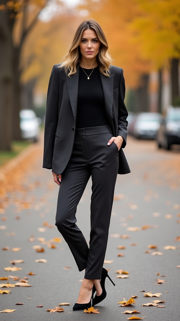 sleek office ready outfit combo
