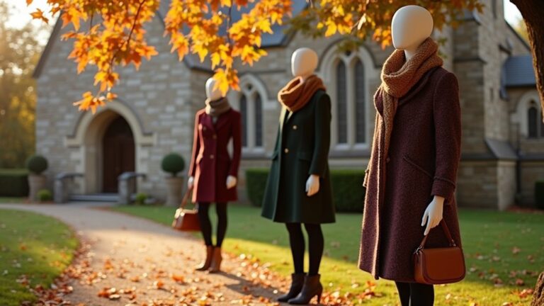 stylish autumn church attire