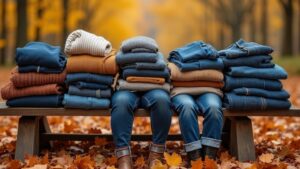 stylish autumn denim ensembles