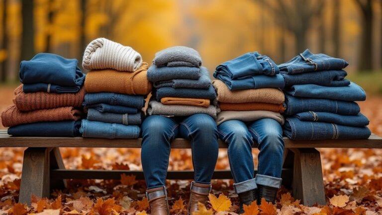 stylish autumn denim ensembles