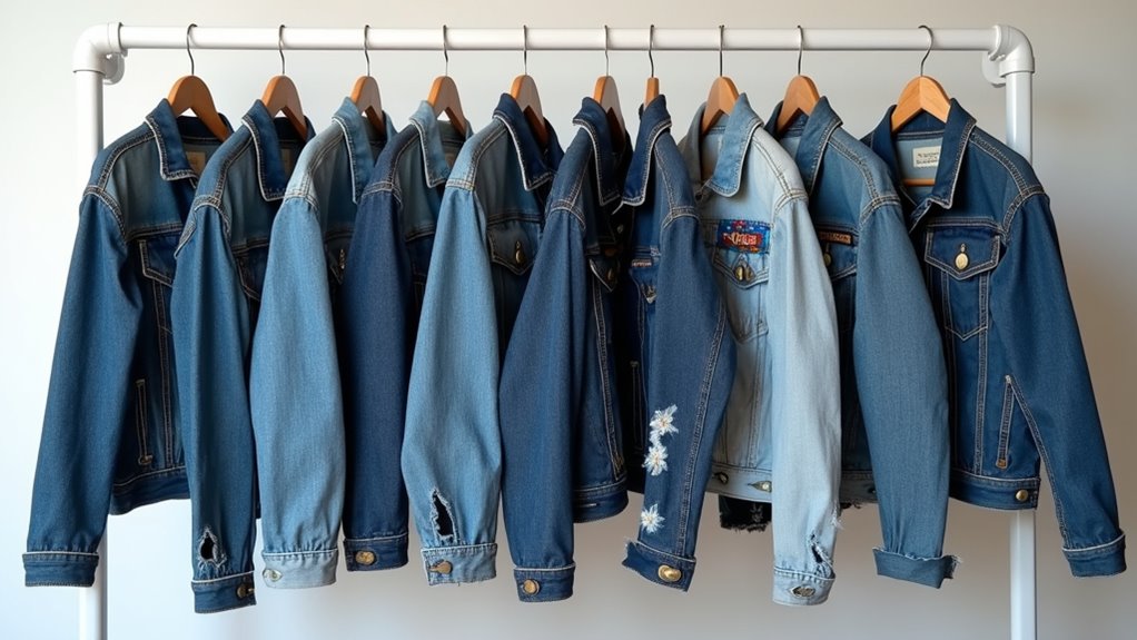 stylish jean jacket ensembles
